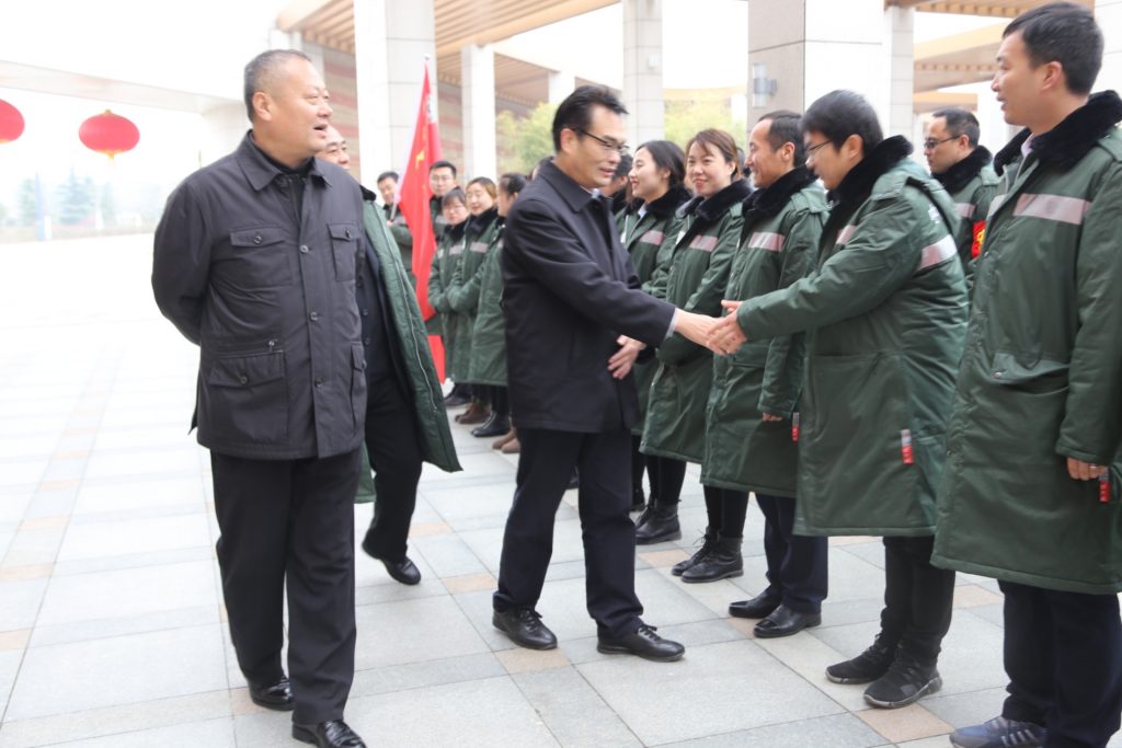 省林业局党组书记、局长党双忍来我园慰问干部职工